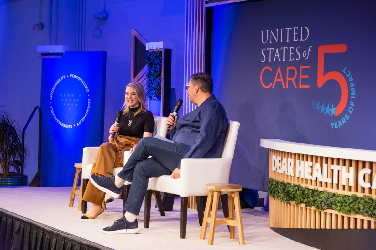 United States of Care CEO & Co-Founder Natalie Davis and USofCare Co-Founder and Board Chair Emeritus Andy Slavitt